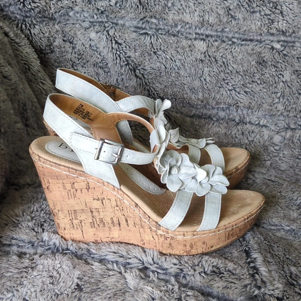 B.O.C. JILLS PLATFORM SANDALS sz 7 - Picture 2 of 7